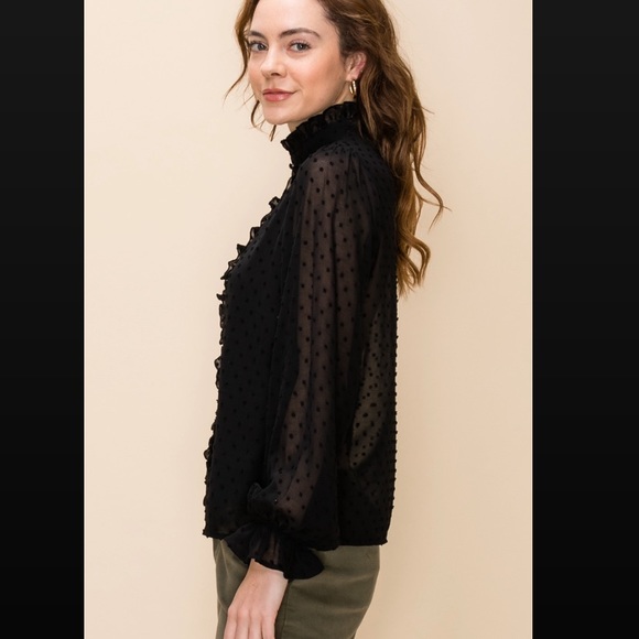 Swiss Dot Blouse - Picture 3 of 5